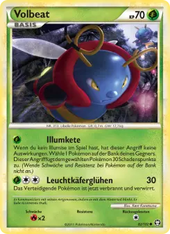 Pokémon-Karte Volbeat 082/102