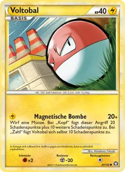 Pokémon-Karte Voltobal 083/102