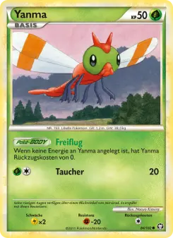 Pokémon-Karte Yanma 084/102