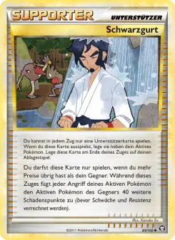 Pokémon-Karte Schwarzgurt 085/102
