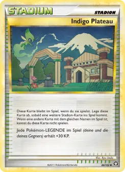 Pokémon-Karte Indigo Plateau 086/102