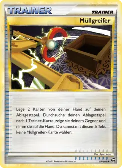 Pokémon-Karte Müllgreifer 087/102