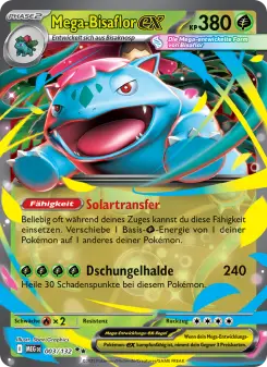 Pokémon-Karte Mega-Bisaflor-ex 003/132