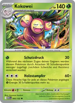 Pokémon-Karte Kokowei 005/132
