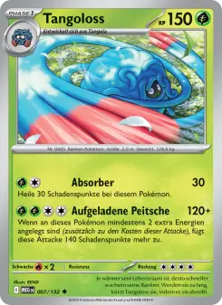 Pokémon-Karte Tangoloss 007/132