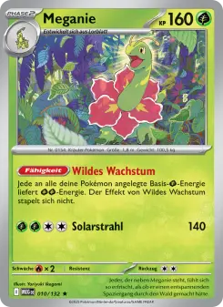 Pokémon-Karte Meganie 010/132