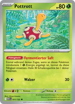Pokémon-Karte Pottrott 011/132