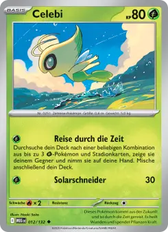 Pokémon-Karte Celebi 012/132