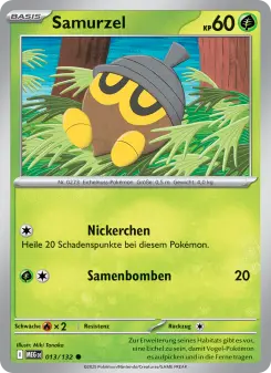 Pokémon-Karte Samurzel 013/132