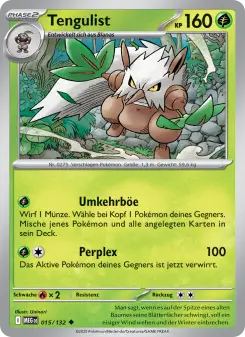 Pokémon-Karte Tengulist 015/132