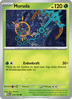 Pokémon-Karte Moruda 018/132