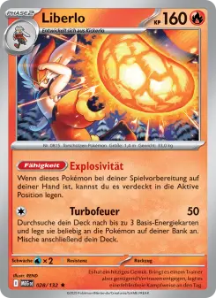 Pokémon-Karte Liberlo 028/132