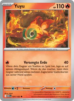 Pokémon-Karte Yuyu 031/132