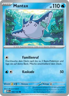 Pokémon-Karte Mantax 032/132
