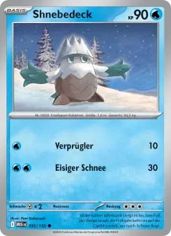 Pokémon-Karte Shnebedeck 035/132