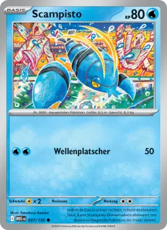 Pokémon-Karte Scampisto 037/132