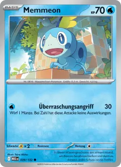 Pokémon-Karte Memmeon 039/132