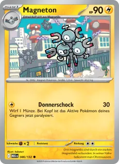 Pokémon-Karte Magneton 046/132