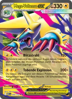 Pokémon-Karte Mega Voltenso-ex 050/132