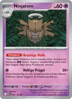 Pokémon-Karte Ninjatom 061/132