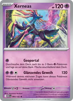 Pokémon-Karte Xerneas 064/132