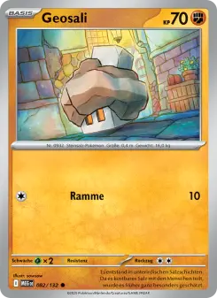 Pokémon-Karte Geosali 082/132