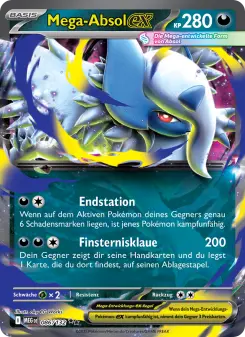 Pokémon-Karte Mega-Absol-ex 086/132