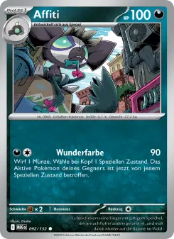 Pokémon-Karte Affiti 092/132