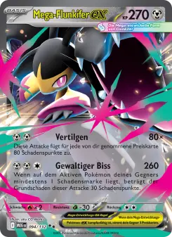 Pokémon-Karte Mega-Flunkifer-ex 094/132