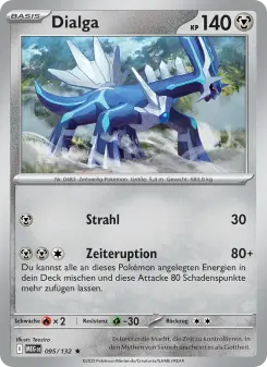 Pokémon-Karte Dialga 095/132