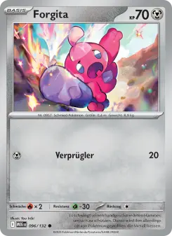 Pokémon-Karte Forgita 096/132