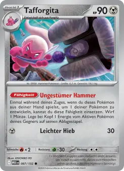 Pokémon-Karte Tafforgita 097/132