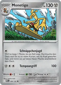 Pokémon-Karte Monetigo 099/132