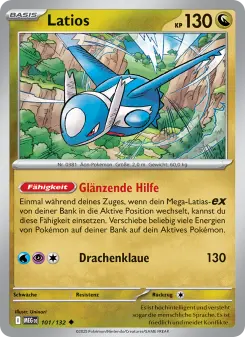Pokémon-Karte Latios 101/132