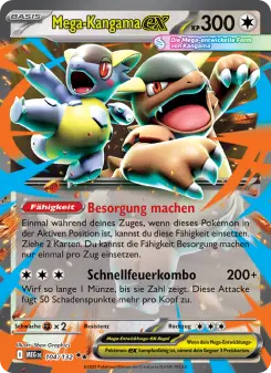 Pokémon-Karte Mega-Kangama-ex 104/132