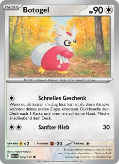 Pokémon-Karte Botogel 105/132