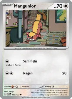 Pokémon-Karte Mangunior 109/132