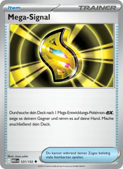 Pokémon-Karte Mega-Signal 121/132