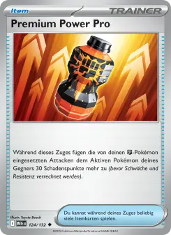 Pokémon-Karte Premium Power Pro 124/132
