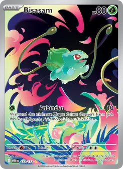 Pokémon-Karte Bisasam 133/132