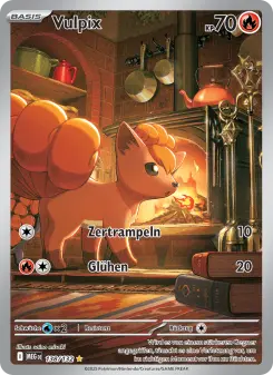 Pokémon-Karte Vulpix 138/132