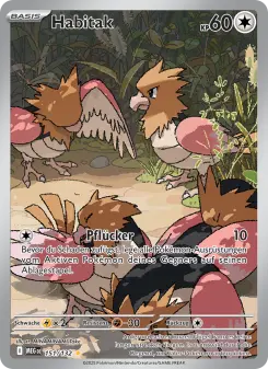 Pokémon-Karte Habitak 151/132