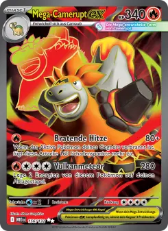 Pokémon-Karte Mega-Camerupt-ex 156/132