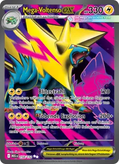 Pokémon-Karte Mega Voltenso-ex 158/132