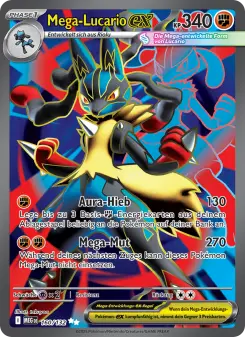 Pokémon-Karte Mega-Lucario-ex 160/132