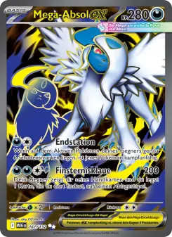 Pokémon-Karte Mega-Absol-ex 161/132