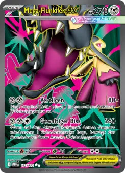 Pokémon-Karte Mega-Flunkifer-ex 162/132