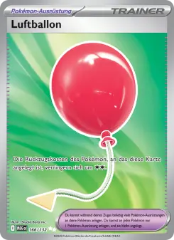 Pokémon-Karte Luftballon 166/132