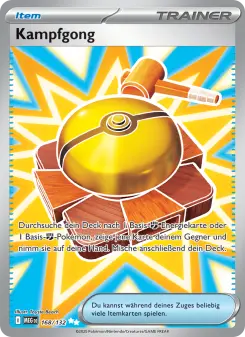 Pokémon-Karte Kampfgong 168/132