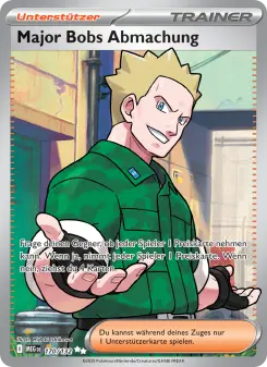 Pokémon-Karte Major Bobs Abmachung 170/132